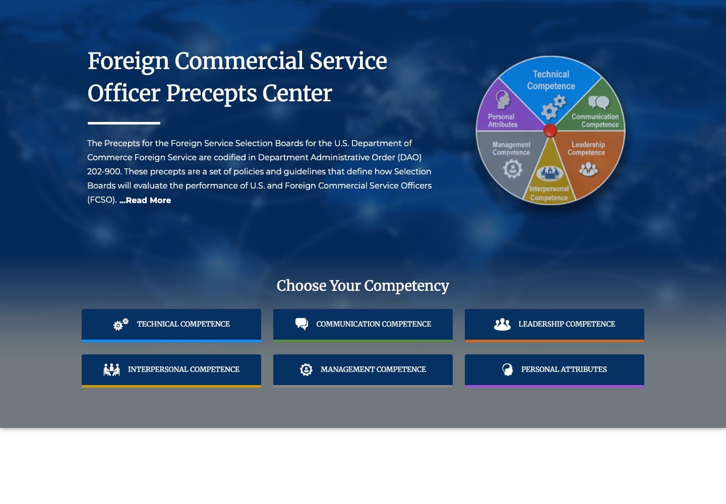U.S. Department of Commerce: Foreign Commercial Service precepts